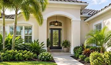 Deltona exterior cleaning: illustrative house washing scene, not a completed JFH project