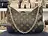 Monogram Marrone / Pelle Nera / Oro