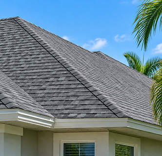 Illustrative shingle roof for roof soft washing in DeLand, FL