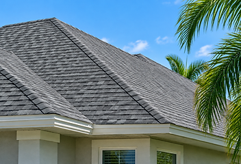 Illustrative shingle roof for roof soft washing in DeLand, FL