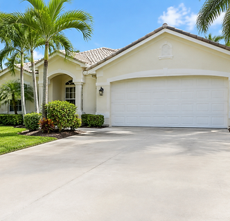 Illustrative concrete driveway for driveway pressure washing in DeLand, FL