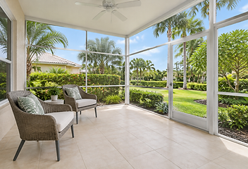 Illustrative screened patio for lanai and screen cleaning in DeLand, FL