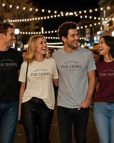 Black Friday Pub Crawl Palatine tee