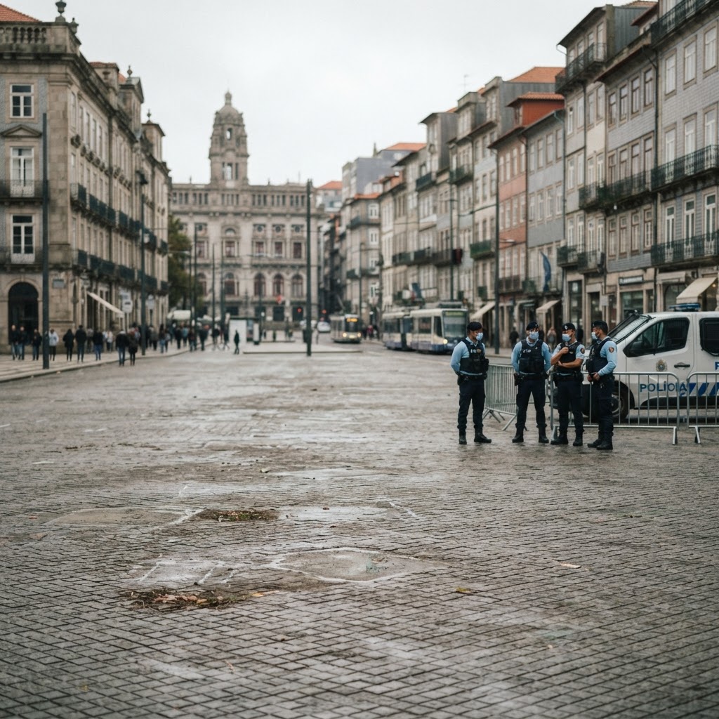 Polícia desmantela acampamento de protesto no Porto após dias de tensão