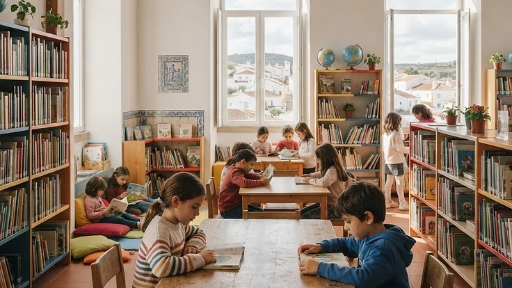 Nova biblioteca escolar abre portas na Escola Básica do Caldeiro em Estremoz