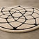 Flower of Life — 48" round hand-tufted rug