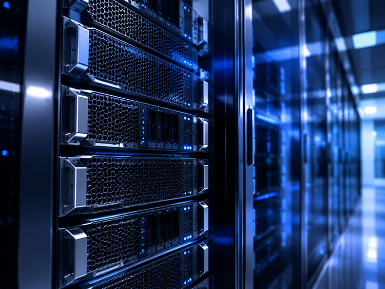 High-end server infrastructure in a modern data center