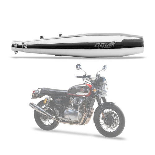 SILVER STALLION FOR ROYAL ENFIELD INTERCEPTOR / GT 650 TWIN