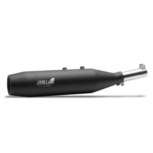Silver Stallion-Exhaust (Black-Matte) For Honda RS (Drift)