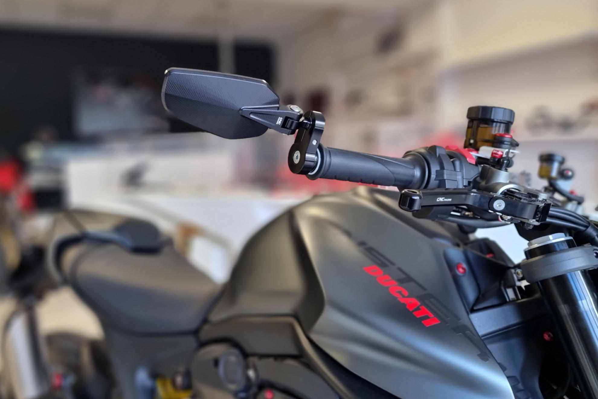 CNC RACING EVO BAR END MIRRROR SET UNIVERSAL Mirror