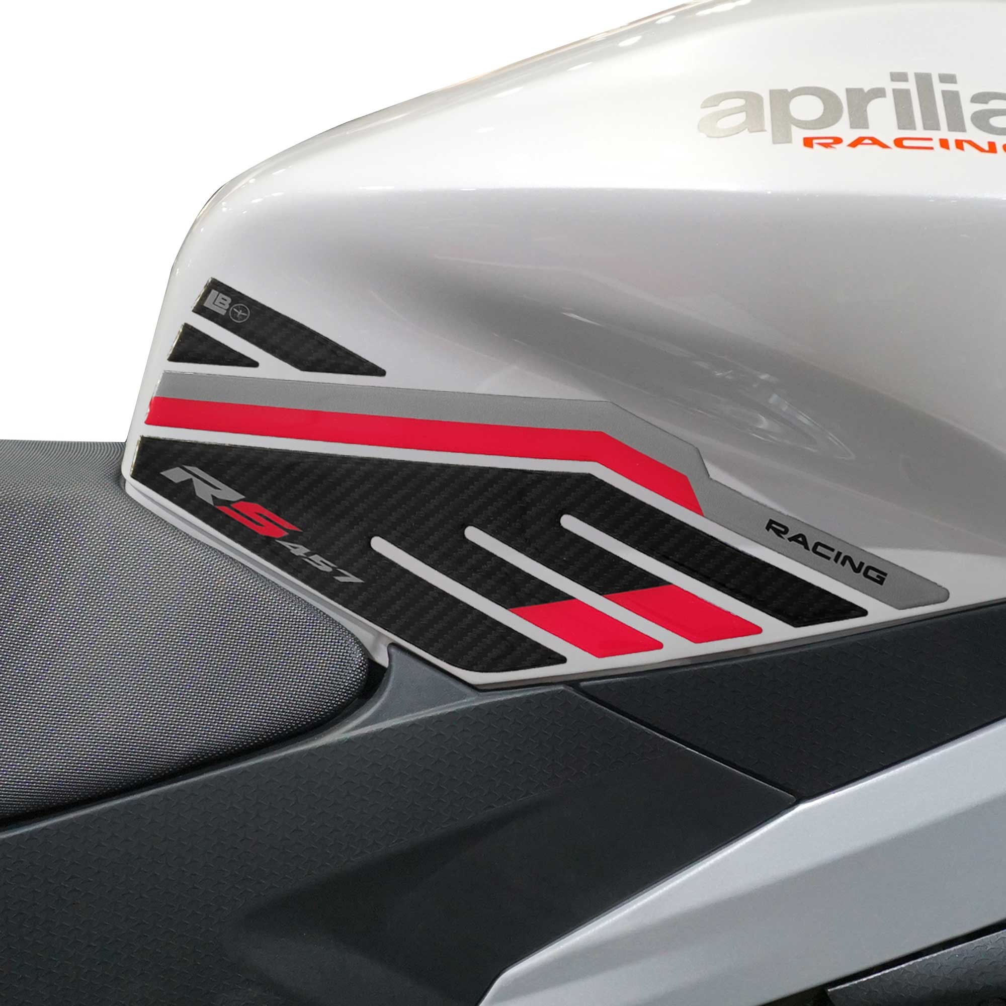 LabelBike 3D Stickers Side Tank Protections Compatible with Aprilia RS 457 2025
