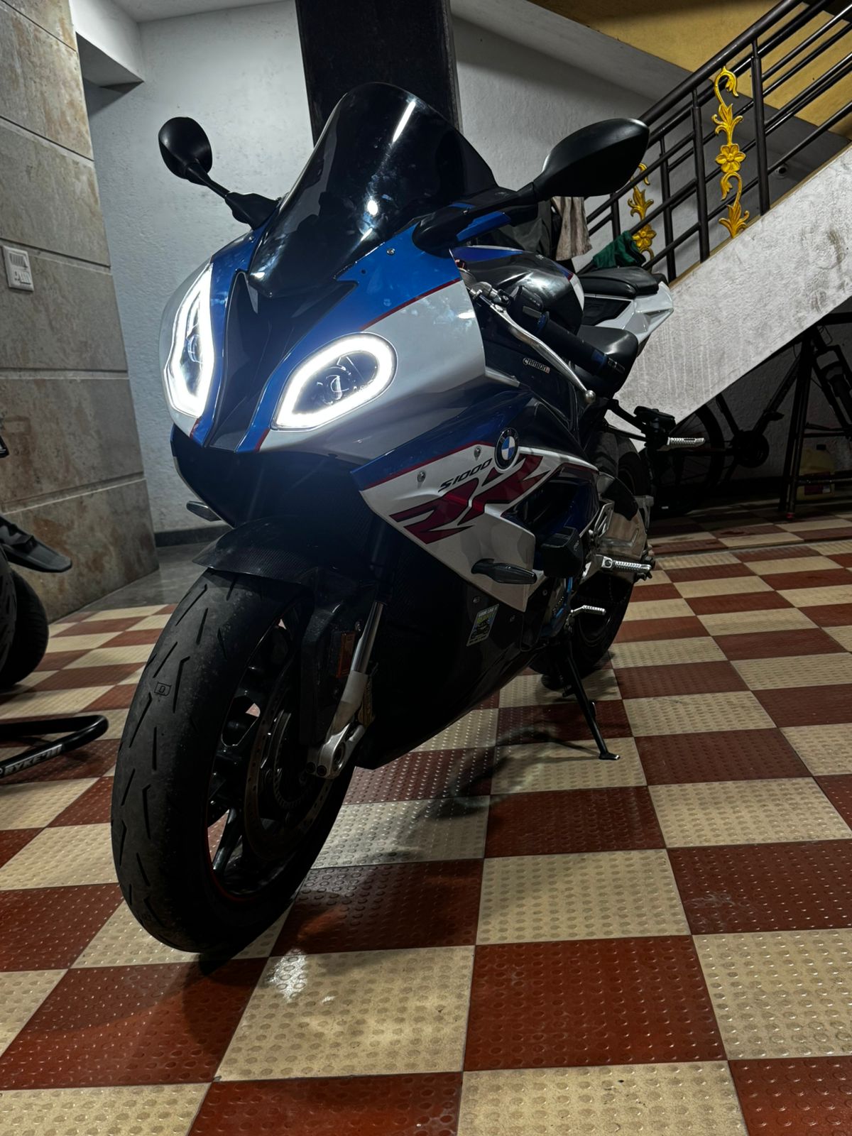 Emark Approved S1000RR Motorcycle Headlamp Daytime Running Light LED Headlight for BMW S1000RR 2015-2018