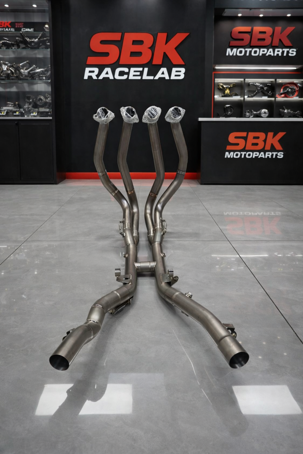 Suzuki GSX1300R Hayabusa GSX1300 Gen3 2021-2026 TC6-A Titanium Straight Line Headers Fit Original Muffler