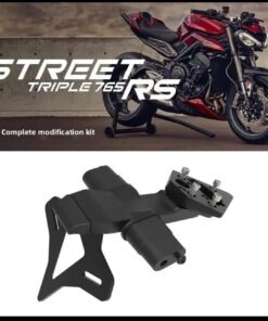 TRIUMPH Street Triple 765RS/765R Motorcycle License Plate Holder Fender Eliminator Registration Bracket(Tail Tidy)