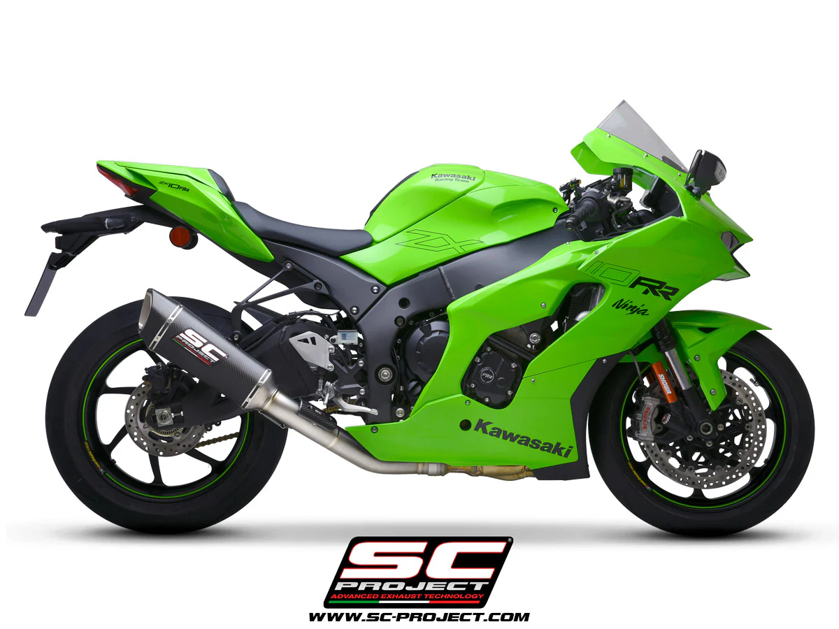 SC PROJECT SC1-R CARBON EXHAUST FOR KAWASAKI ZX10R (2021-25)