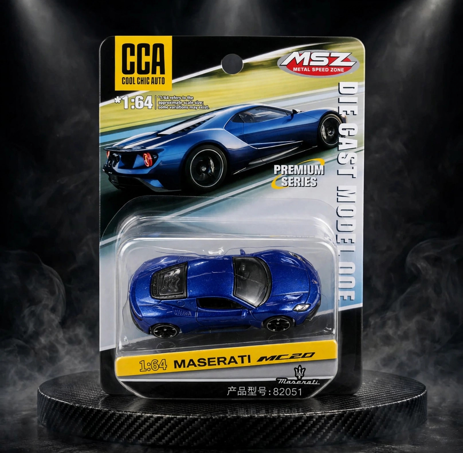 Die Cast CCA 1:64 Blister Masreti MC20