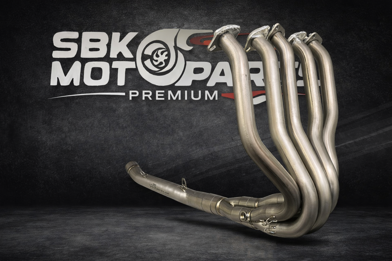 Sbk Racelab Grade 5 Titanium (Ti-6Al-4V) Alloy Full Systems for Kawasa Z800 Front Link Pipe Exhaust Elbow 51MM Tube