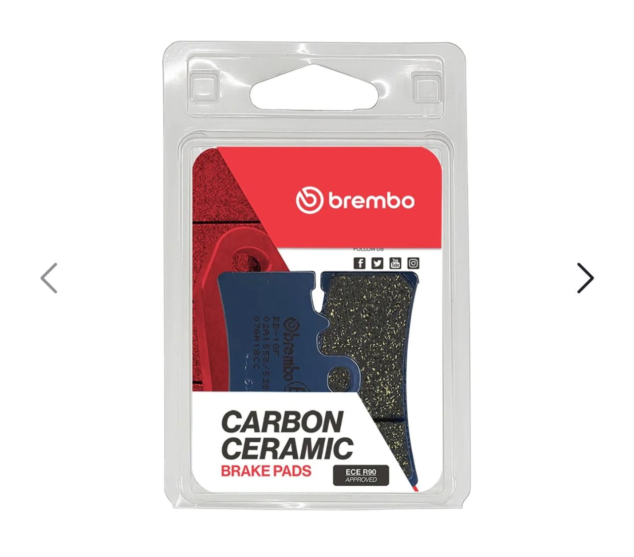 Brake Pads Brembo 07GR18CC (1 couple for 1 disk), KTM 125/200/390 Duke/RC, BMW G 310, CE 04 Front caliper