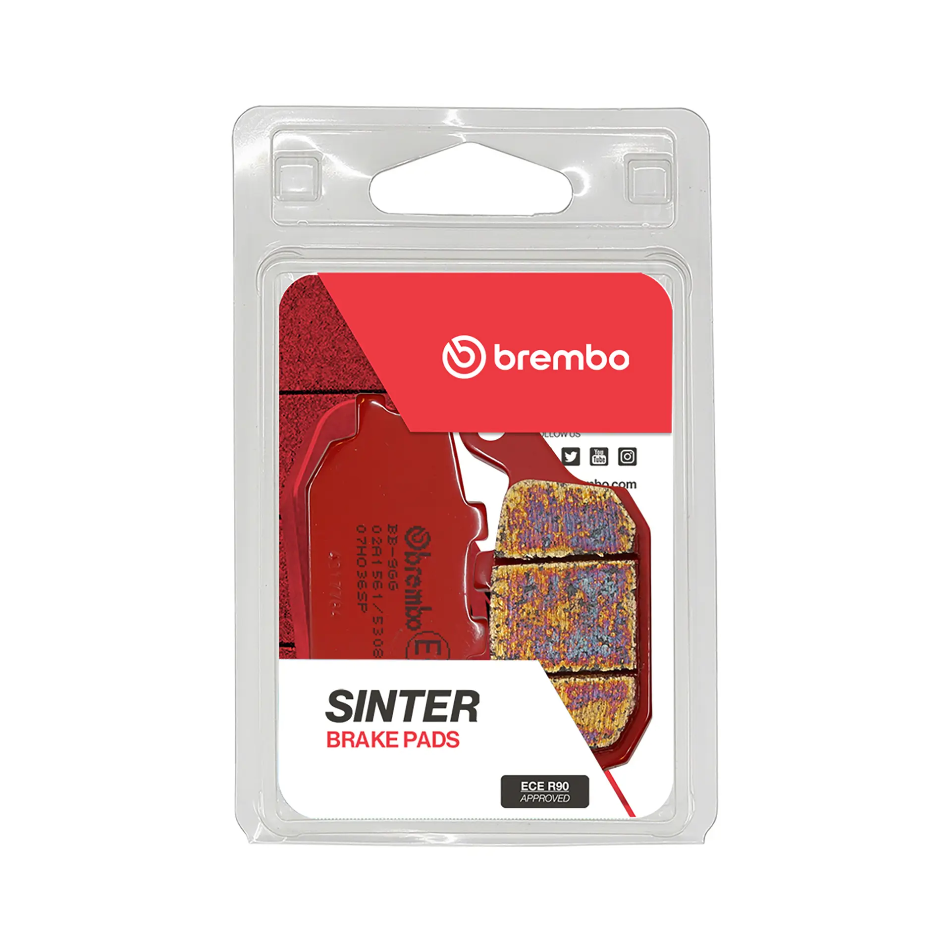 Rear Brake Pads Sintered - 07HO36SP - Brembo