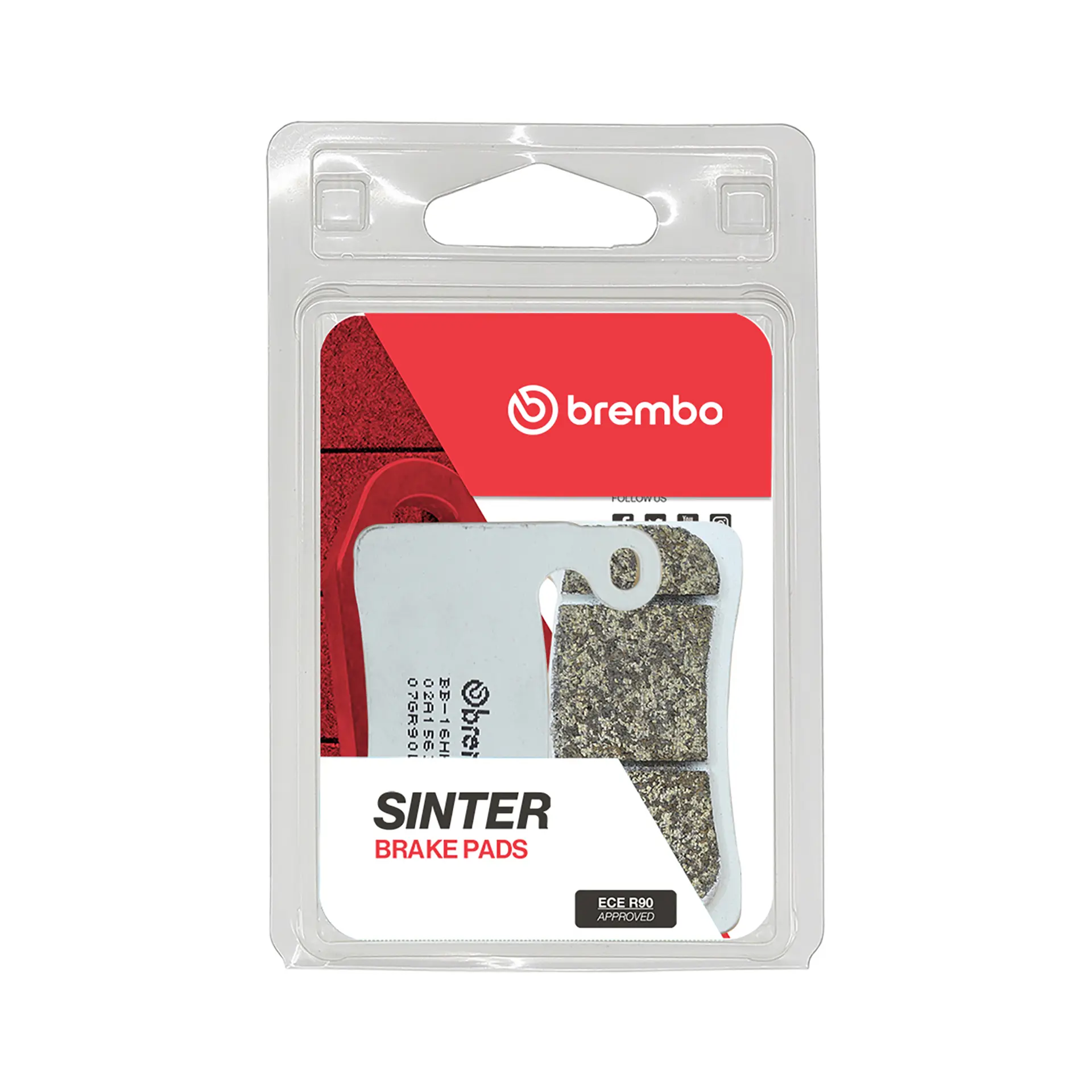 Front Brake Pads Sintered - 07GR90LA Brembo