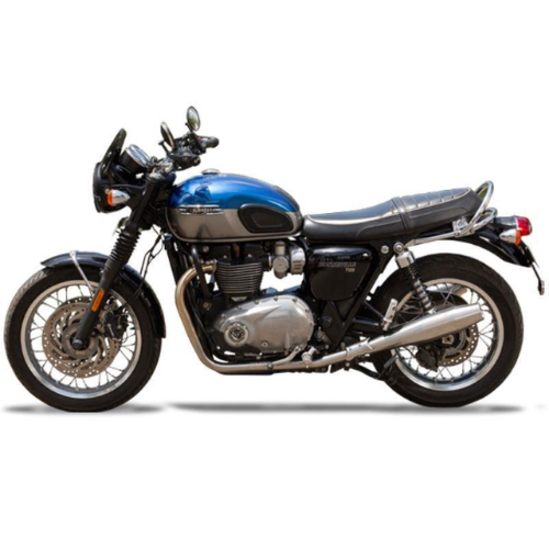 Silver Stallion-Full System For Triumph Bonne T120 | (1200)-Silver
