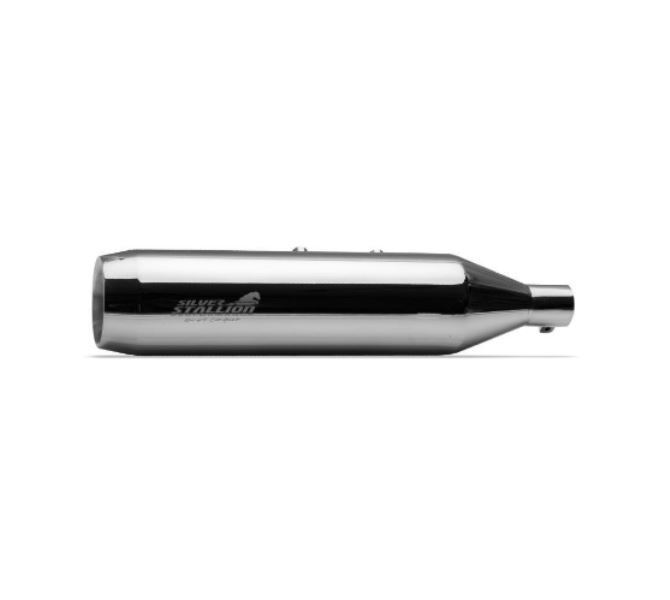 Silver Stallion-Exhaust (Silver) For RE-Sporty Plus (J Series) Reborn / Classic / Meteor 350