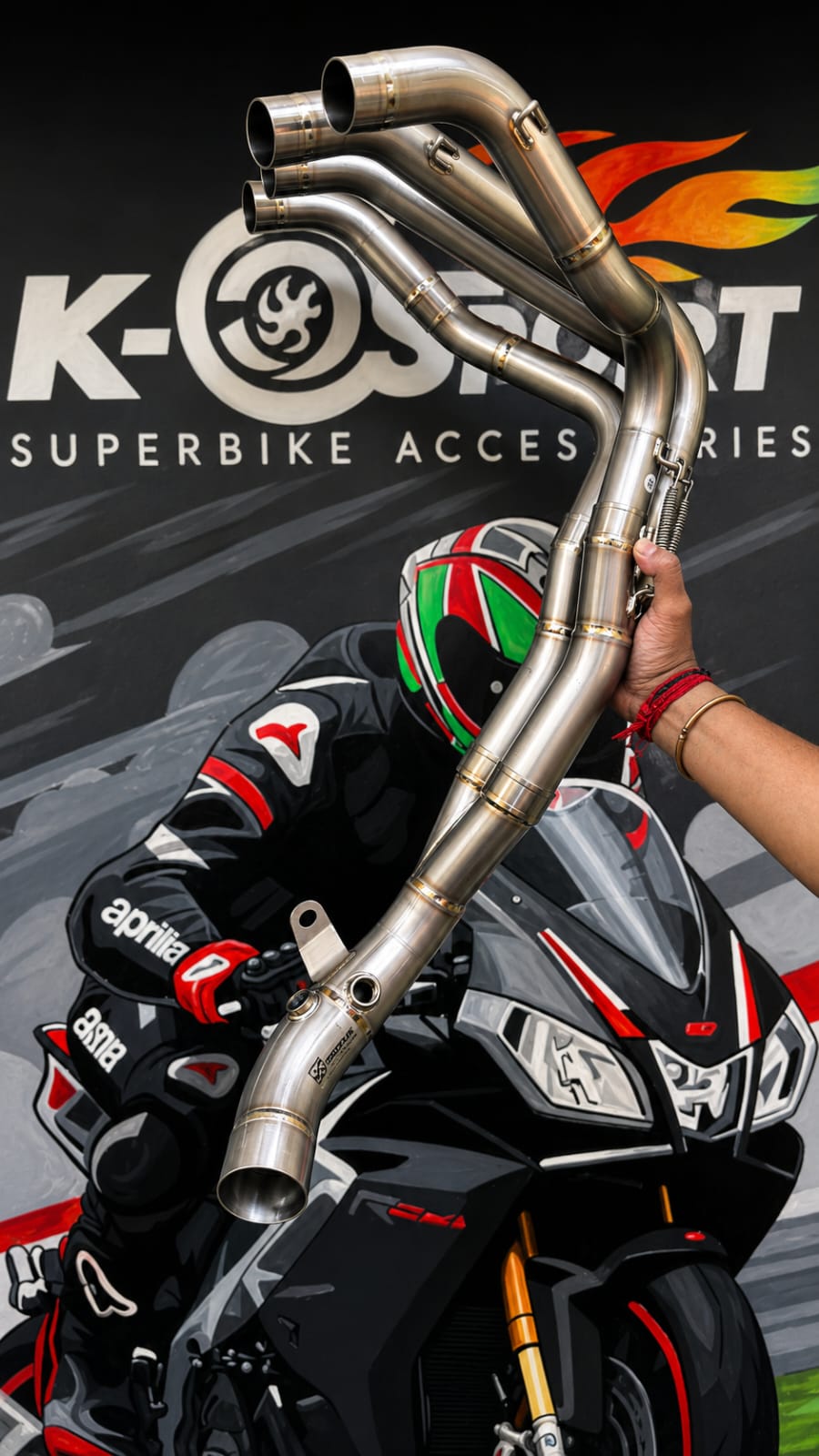 SBK RACELAB TITANIUM HEADERS (TI6) FOR Z1100/Z1000 SX