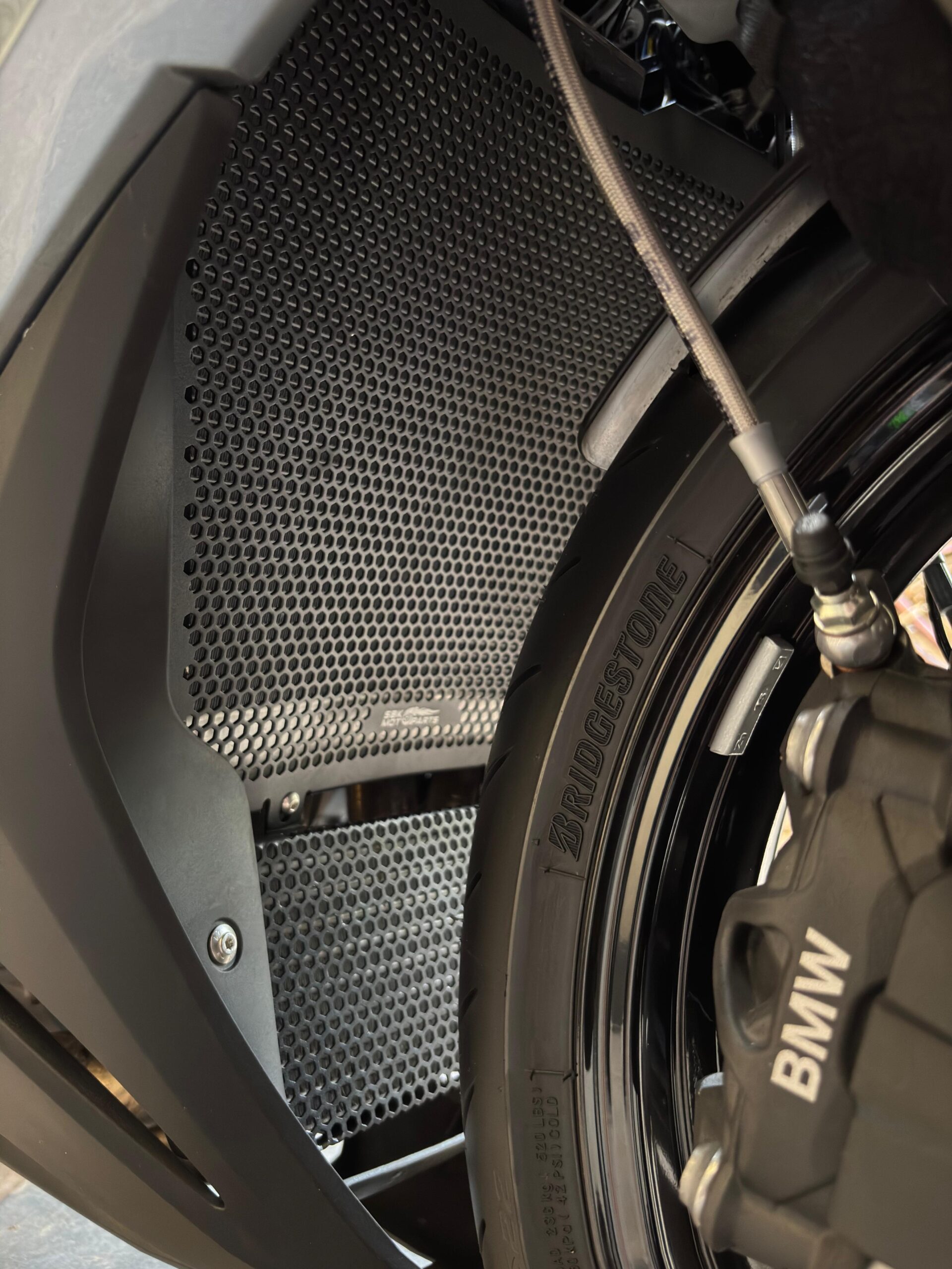 SBK RACELAB Radiator Grille Cover Guard Protection for BMW S1000RR 2019-2026