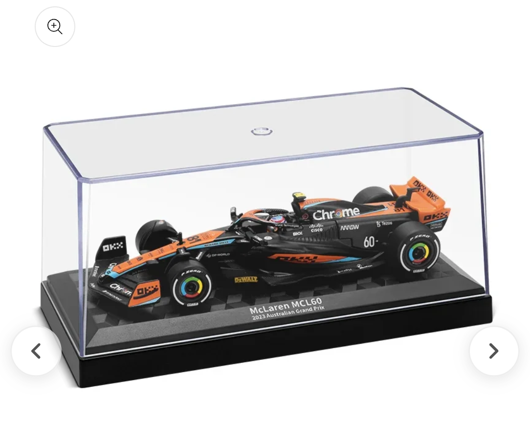 Die Cast 1:43 CCA MCLAREN NUMBER 81 (ACRYLIC BOX)