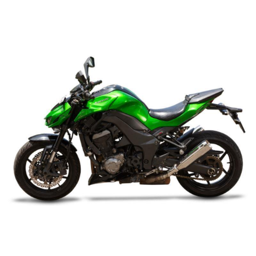 Silver Stallion-Exhaust For Kawasaki Z1000 (Slip-Ons)-Silver