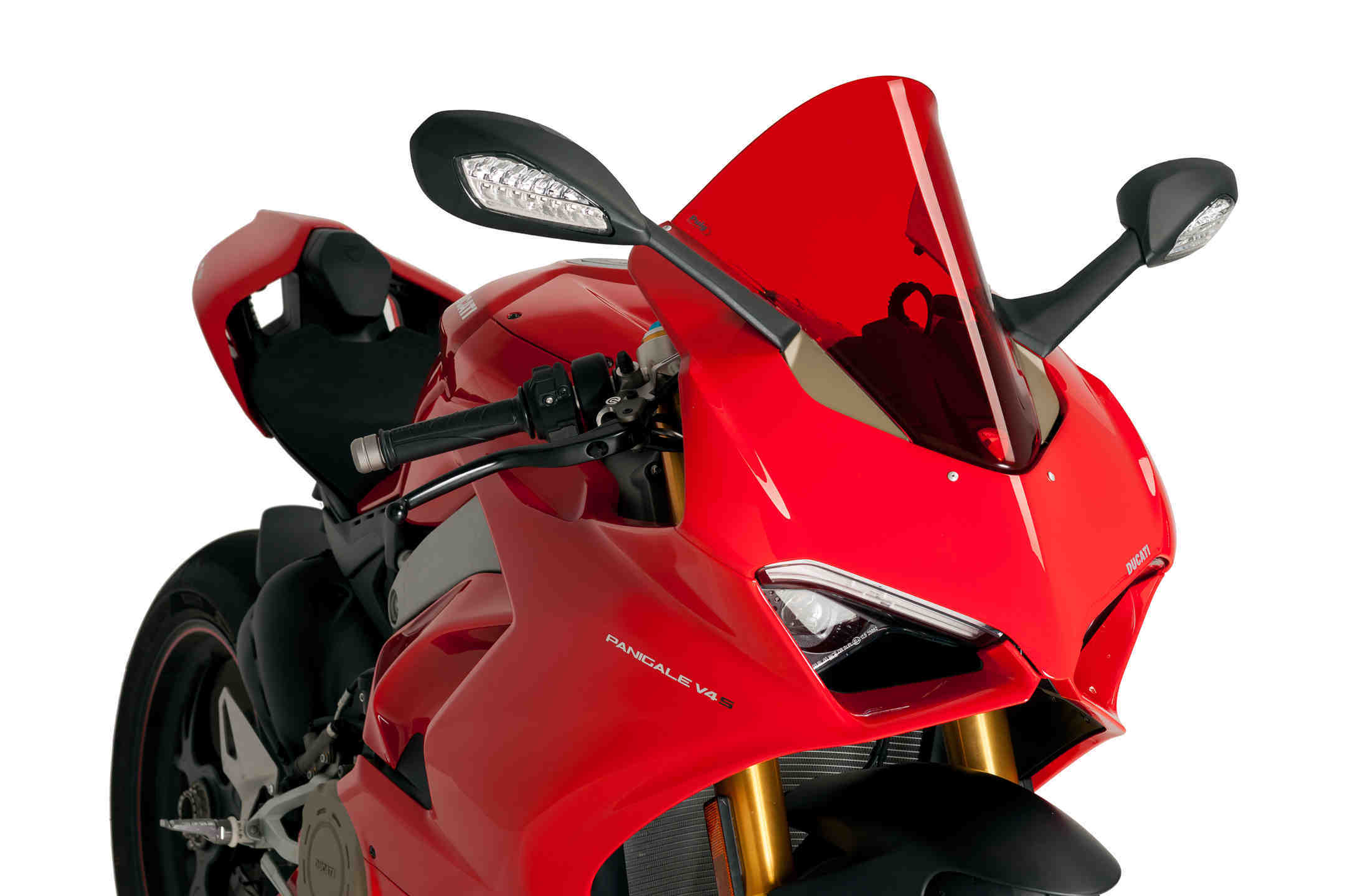 Enhance Your Ride with Puig Racing Windscreen for Ducati Panigale V4/V4S