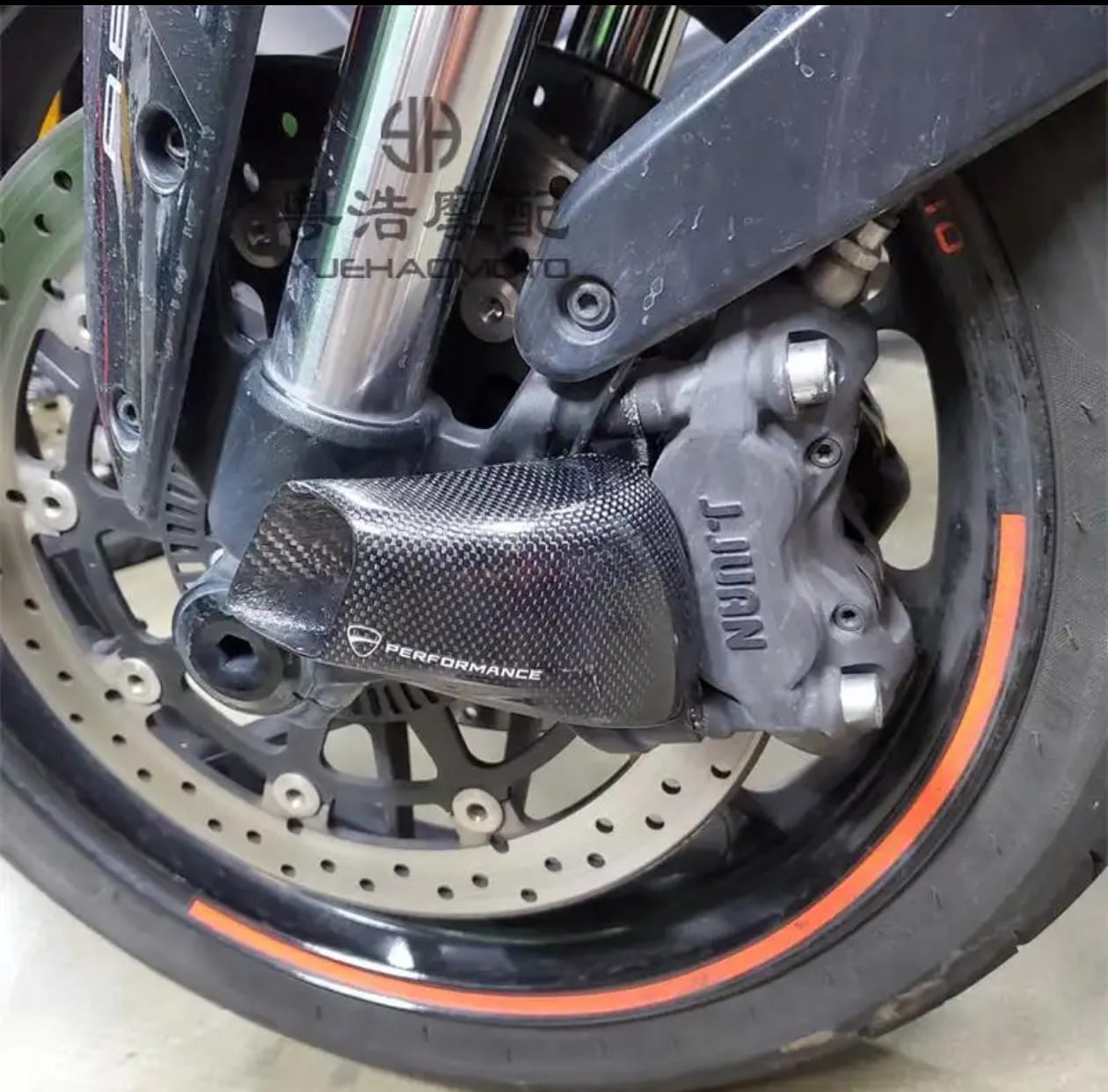 Ducati Panigale Brake Brake Caliper Cooler Air Duct