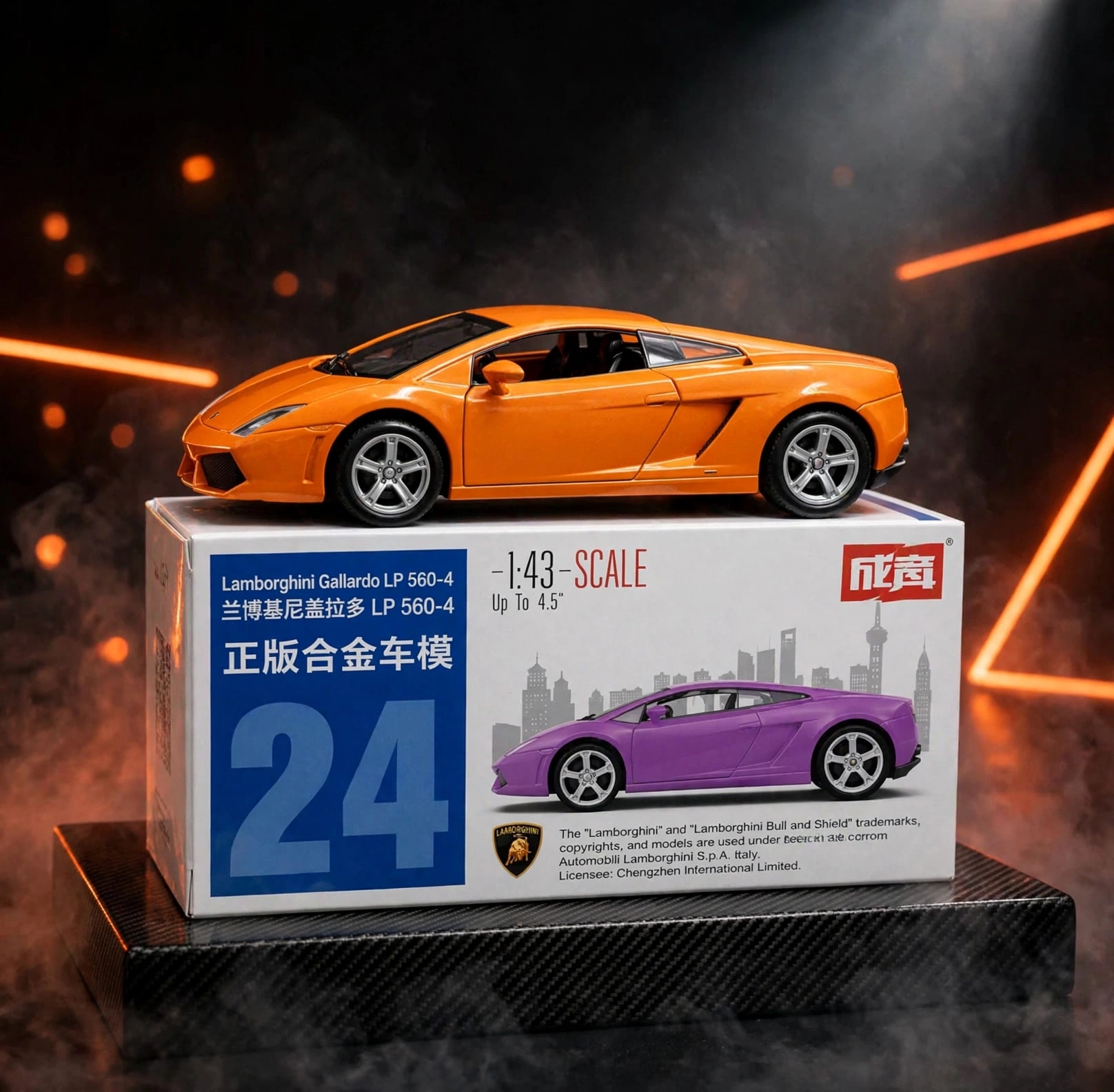 Lamborghini LP560-4 Roadster – Official Licensed 1:43 Die Cast Supercar Model