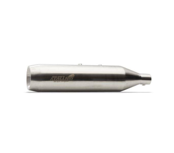 Silver Stallion-Exhaust (Brushed) For RE-Sporty Plus (J Series) Reborn / Classic / Meteor 350