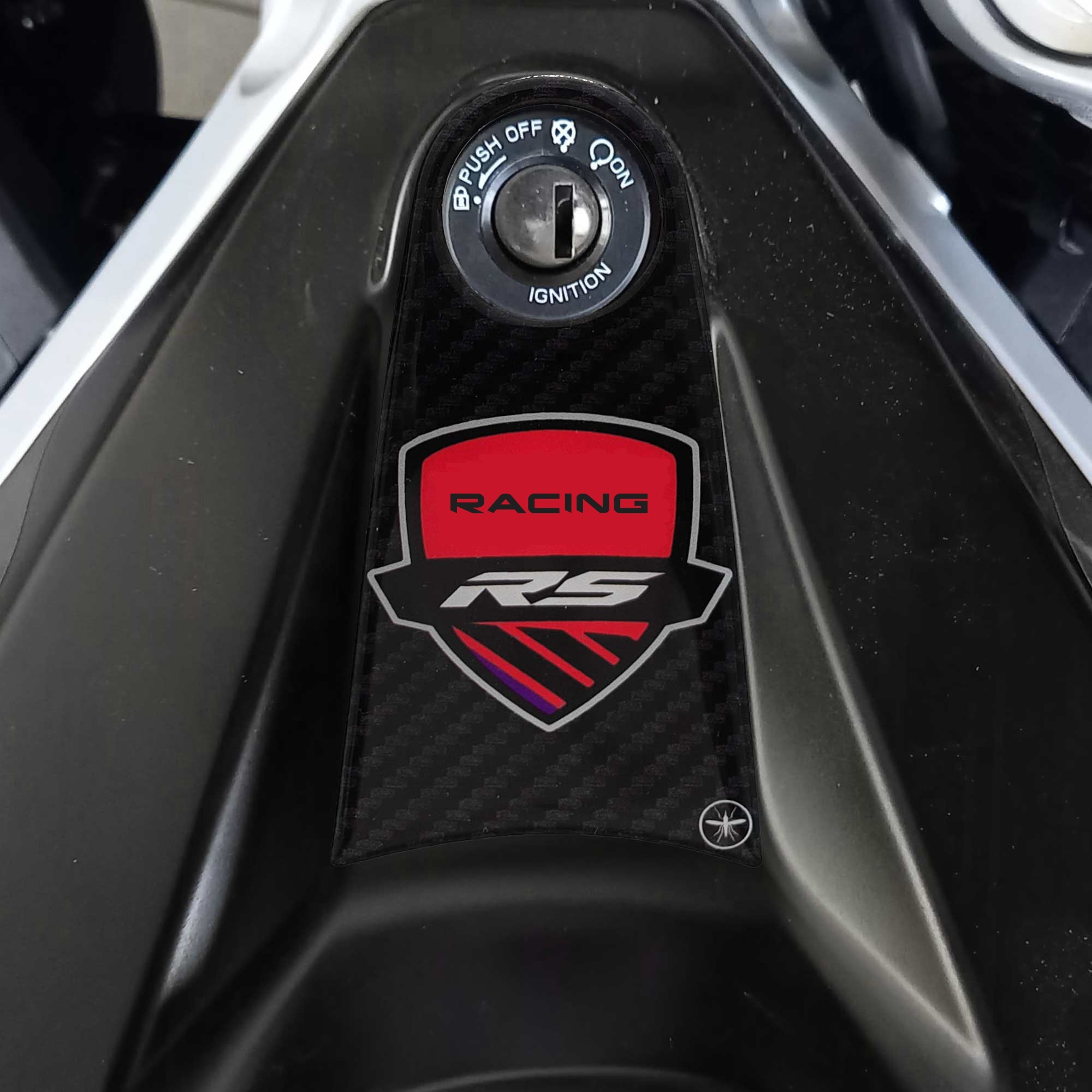 LabelBike 3D Sticker Protection key area ignition compatible with Aprilia RS 457 2025