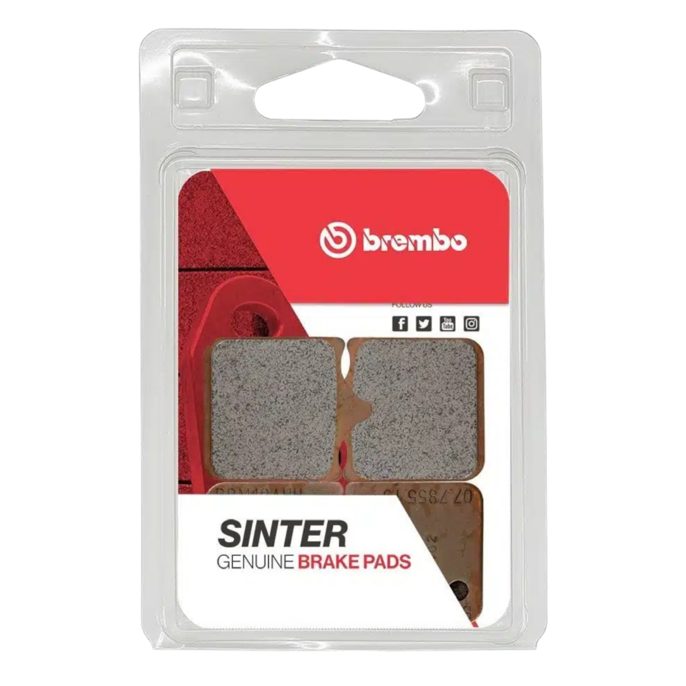 Front Brake Pads Sintered - 07BB3396 - Brembo