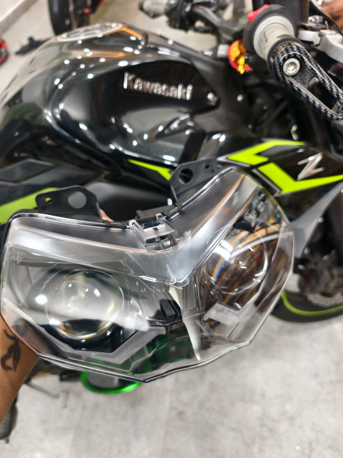 KT Moto Full LED Headlight Assembly for Kawasaki Z900 2020-24