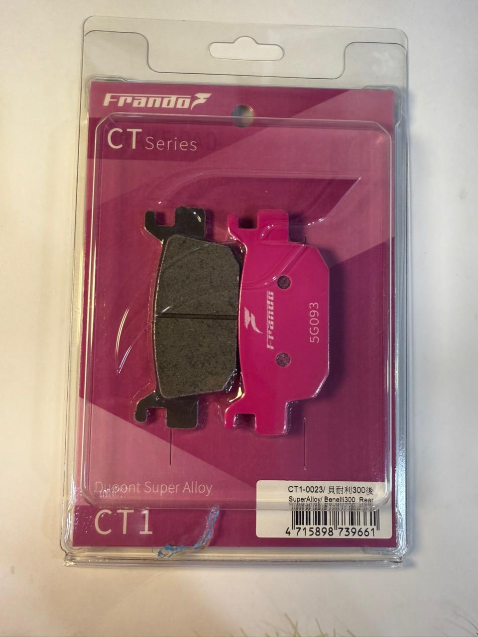 Frando Brake Pad For Benelli 300