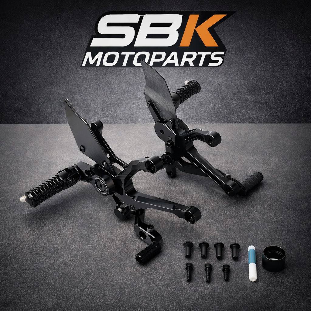 Panigale V4 2025-26 Motorcycle Adjustable Footrests Rear Set Footpeg Rearset Foot Peg
