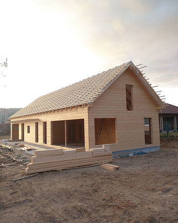 Dom Mazury 180 — dom z bala fińskiego, Mazury, 180 m²