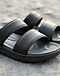 MATILEO Comfort Slide Sandal — Black (Black), detail close-up