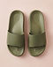 MATILEO Comfort Slide Sandal — Olive (Olive), flat-lay view