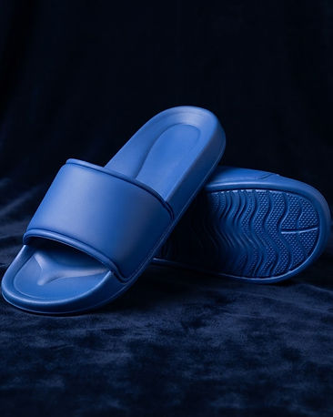 MATILEO Comfort Slide Sandal — Cobalt Blue (Cobalt Blue), product photo