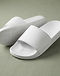 MATILEO Comfort Slide Sandal — White (White), detail close-up