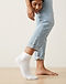 MATILEO Ankle Sock — White (White), worn or held by model