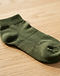 MATILEO Ankle Sock — Olive (Olive), detail close-up