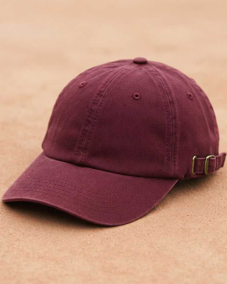 MATILEO Dad Cap — Burgundy (Burgundy), product photo