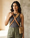 MATILEO Lifestyle Accessory — Sand (Sand), worn or held by model