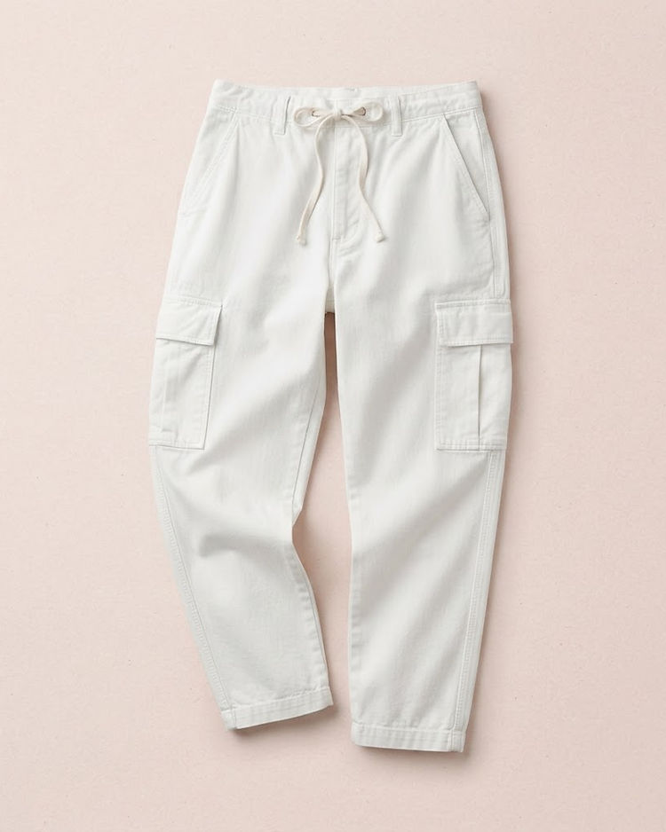 MATILEO Cargo Pant — White (White), product photo