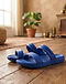 MATILEO Comfort Slide Sandal — Cobalt Blue (Cobalt Blue), lifestyle setting